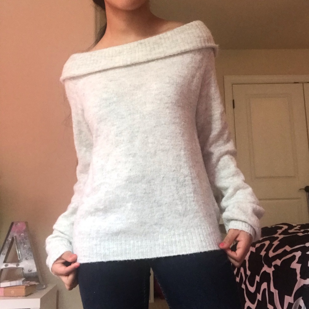 H&M off the shoulder sweater